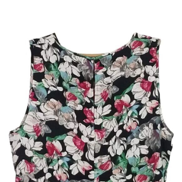 BCBG Maxazria NWT Flowy High-Low Sleeveless Floral Top - Picture 8 of 10